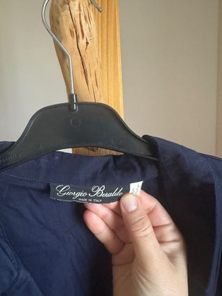 Abito chemisier blu vintage - curvy 4XL/IT52 Italy