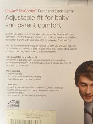 Stokke MyCarrier Portabebés Delantero y Trasero