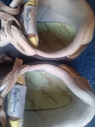 Zapatillas Pepe Jeans marrón, talla 37