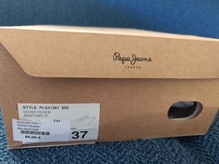 Zapatillas Pepe Jeans marrón, talla 37