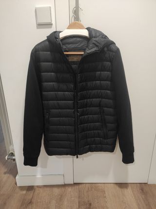 Chaqueta pluma y tela Massimo Dutti