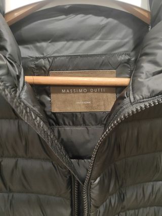 Chaqueta pluma y tela Massimo Dutti