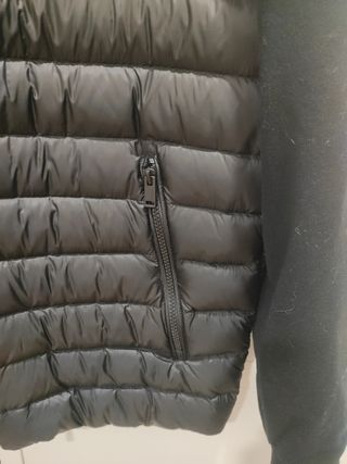 Chaqueta pluma y tela Massimo Dutti