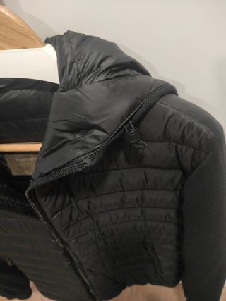 Chaqueta pluma y tela Massimo Dutti