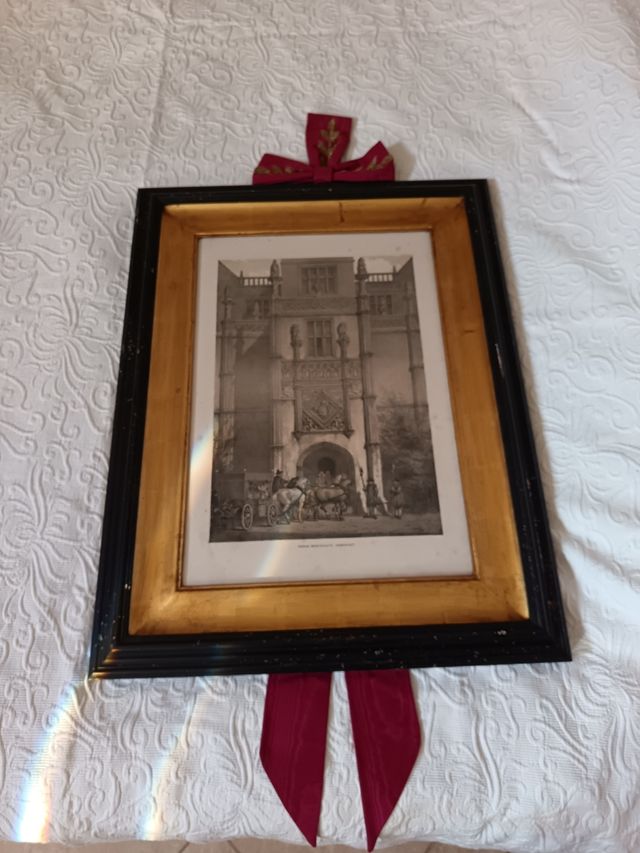 Fiocco Decorativo Moirè Bordeaux