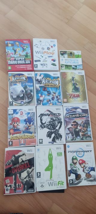 Wii + Mandos + 11 Juegos
