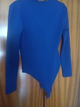 Body azul Zara - Talla S. 