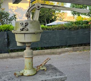 Pompa manuale in alluminio a depressione