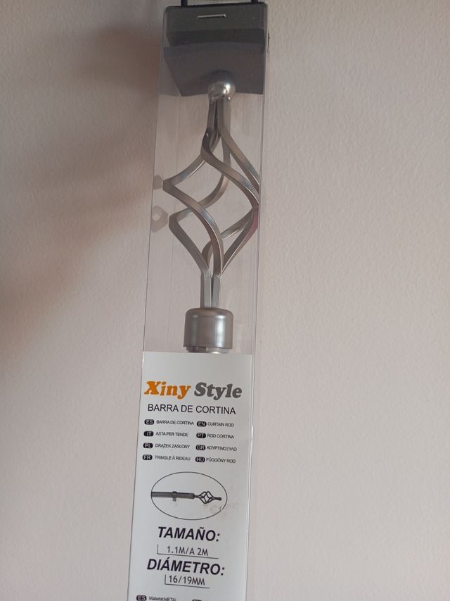 Barra cortina extensible