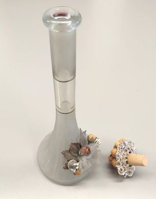 Bottiglia di vetro vintage Via Veneto