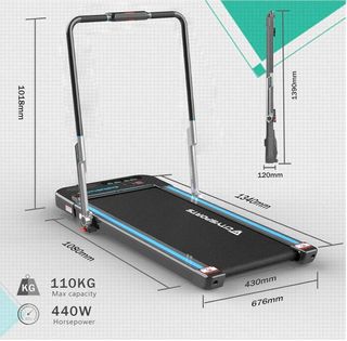 Cinta correr y caminar plegable