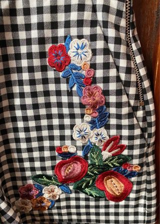 Short de mujer Zara de cuadros