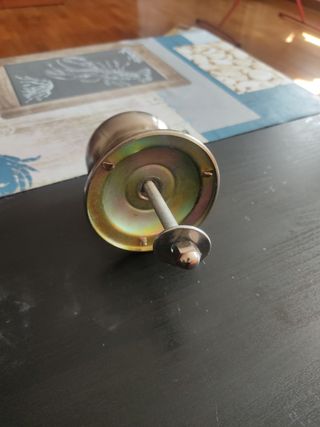 POMO PUERTA DE ENTRADA PLATEADO