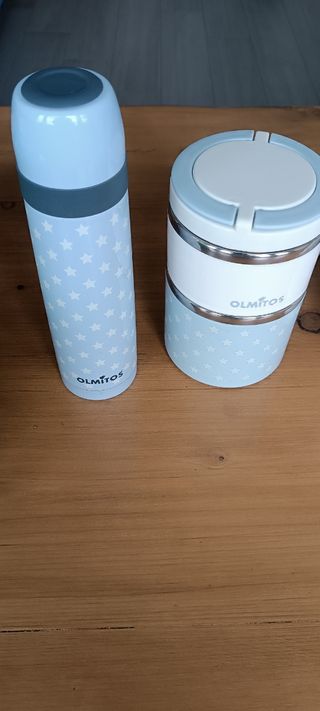 Robot de cocina infantil y termos olmito