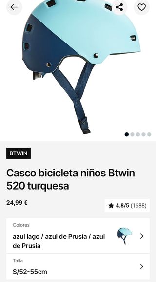 Casco infantil decathlon 
