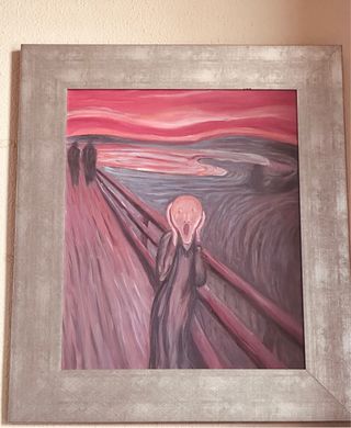 Cuadro 'El Grito' de Munch - Copia