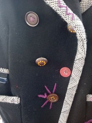 Americana paño Desigual