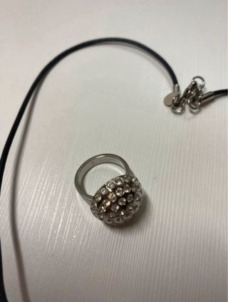 Collar y anillo Swatch plata