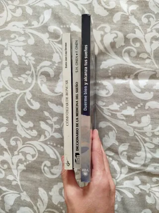 Lote de 3 libros sobre el sueño