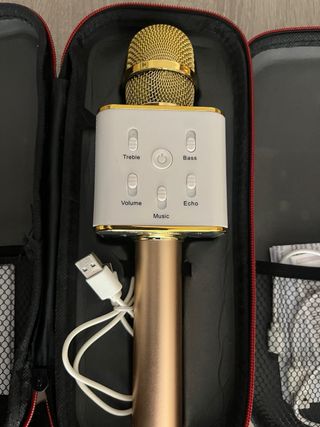 1 Micrófonos Karaoke Portátiles