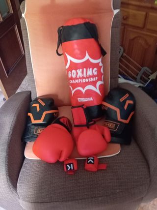 Juego de boxeo como nuevo