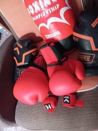 Juego de boxeo como nuevo