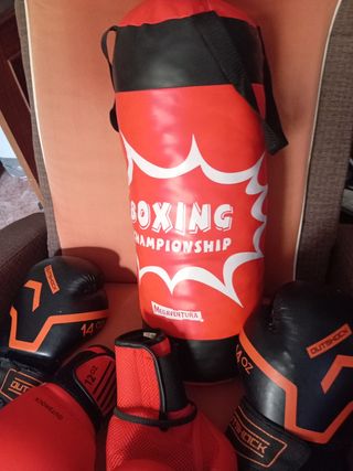 Juego de boxeo como nuevo