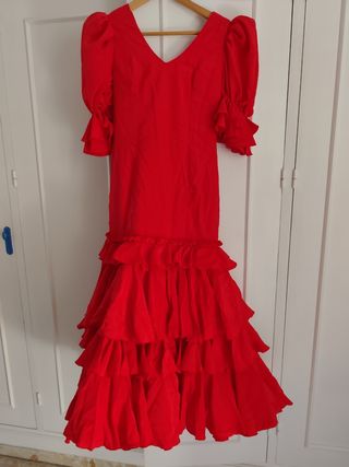 Traje Flamenca Rojo