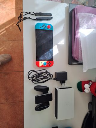 Nintendo switch oled blanca