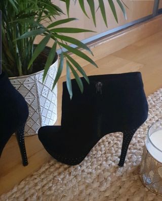 Botines tacon mujer