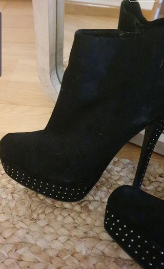 Botines tacon mujer
