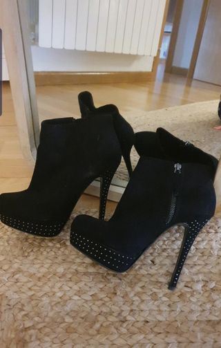 Botines tacon mujer