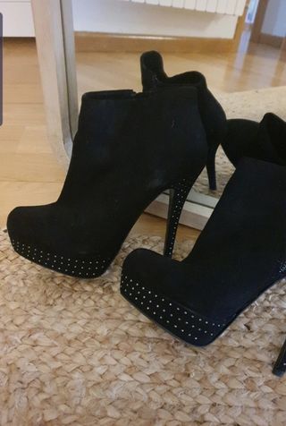 Botines tacon mujer