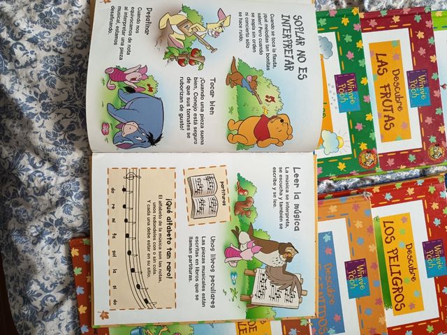 8 libros educativos Winnie the Pooh