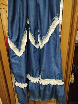 Vestido vaquero largo azul