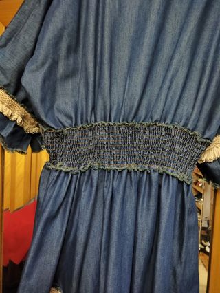 Vestido vaquero largo azul