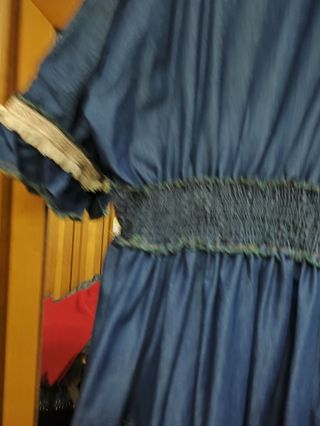 Vestido vaquero largo azul