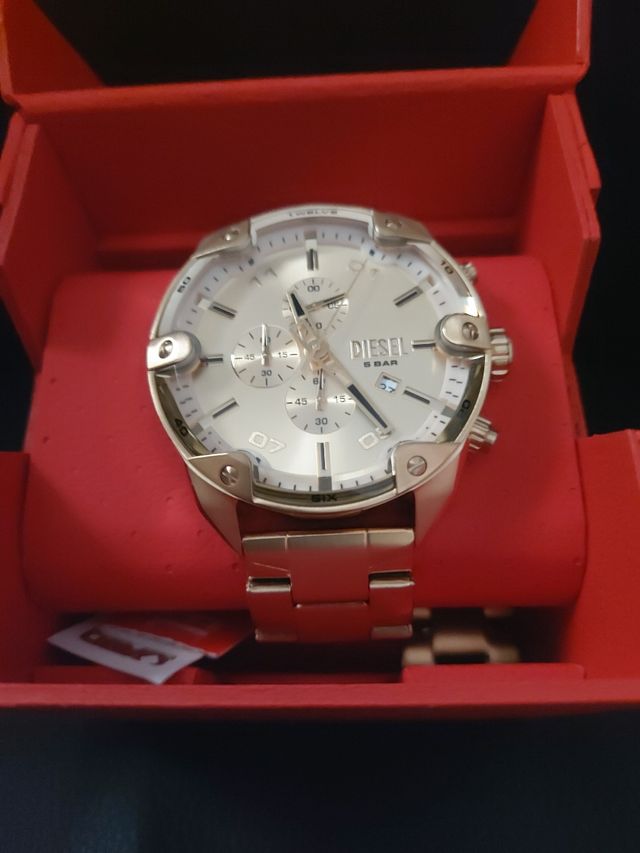 Reloj Diesel Dorado original