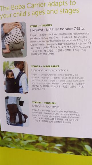 Mochila porta bebes Boba + regalo forro polar