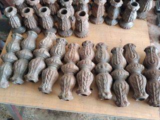 Adornos de hierro forjado para rejas.son de 16 mm