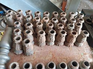 Adornos de hierro forjado para rejas.son de 16 mm