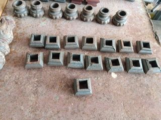 Adornos de hierro forjado para rejas.son de 16 mm