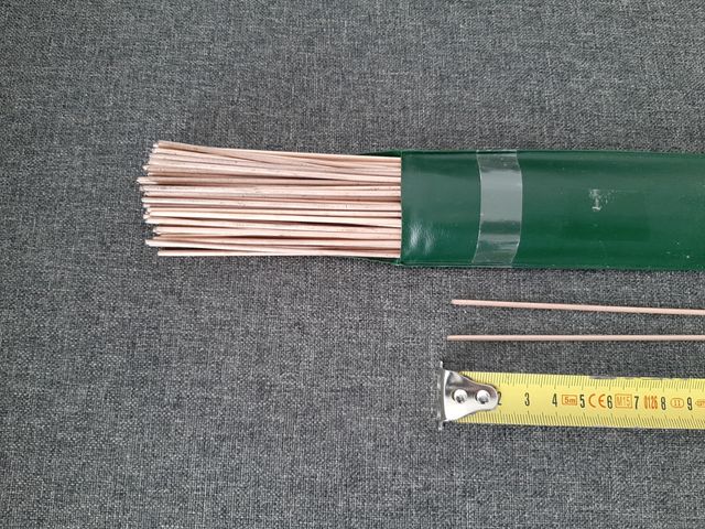 Varillas de plata para soldar al 5 % 1000 gramos