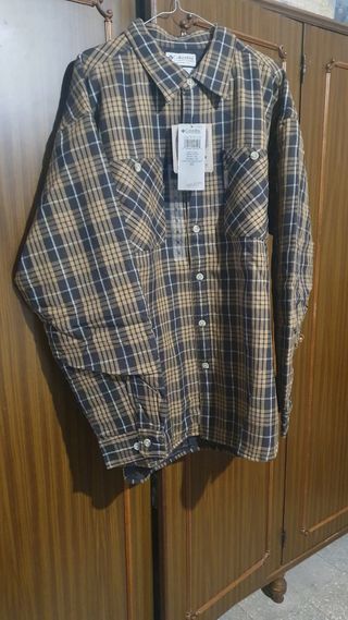 Giacca Columbia a quadri - Beige/Marrone