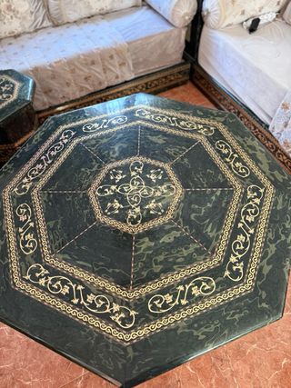 Salón marroquí: Sofás y mesas
