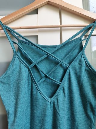 Camiseta tirantes turquesa