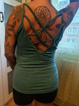 Camiseta tirantes turquesa