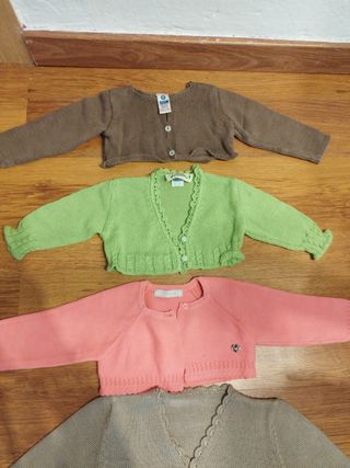 12 Rebecas Bebé - Colores Variados
