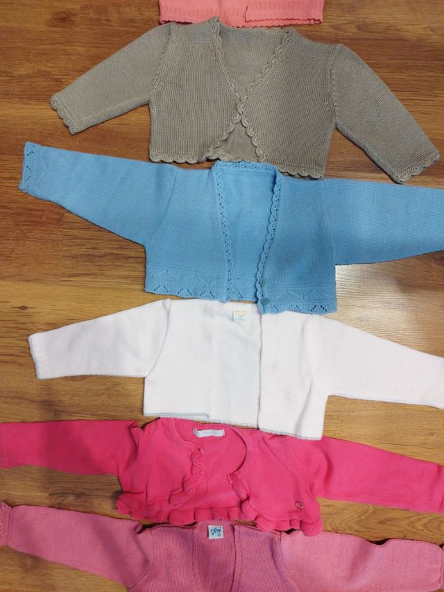 12 Rebecas Bebé - Colores Variados