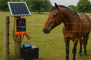 Pastor eléctrico 12v con kit solar